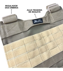 Plate Carrier Modular J.A Rio Militar com 9 Bolsos Inclusos