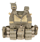 Plate Carrier Modular J.A Rio Militar com 9 Bolsos Inclusos