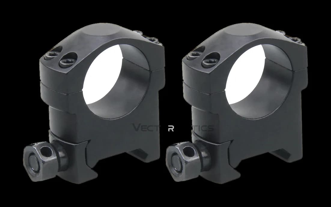 Anéis Vector Optics 25,4 mm para picatinny/weaver, perfil médio (SCTM-37), foto do produto
