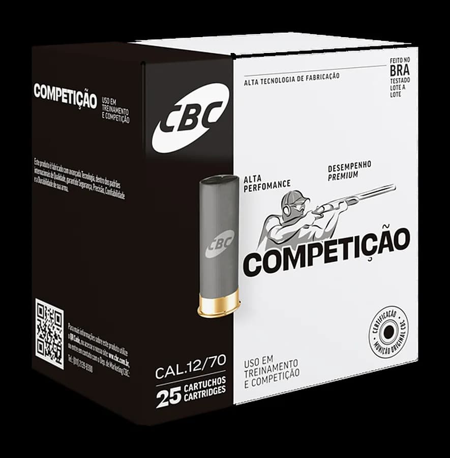 Cartucho CBC 12/70 CH-7 1/2 32g T200, foto do produto