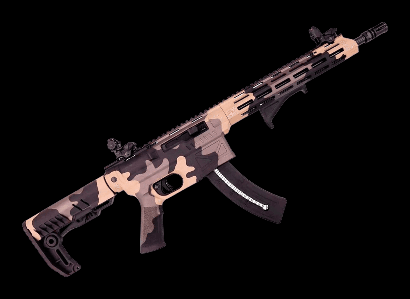 Rifle Rifle CBC Edição Especial calibre .22 WMR, vista lateral