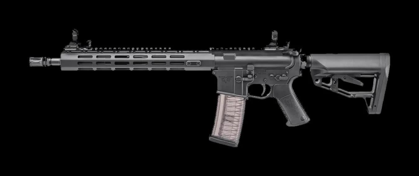 Fuzil Fire Eagle 14,5 pol. Direct Impingement calibre 5,56x45mm, vista lateral