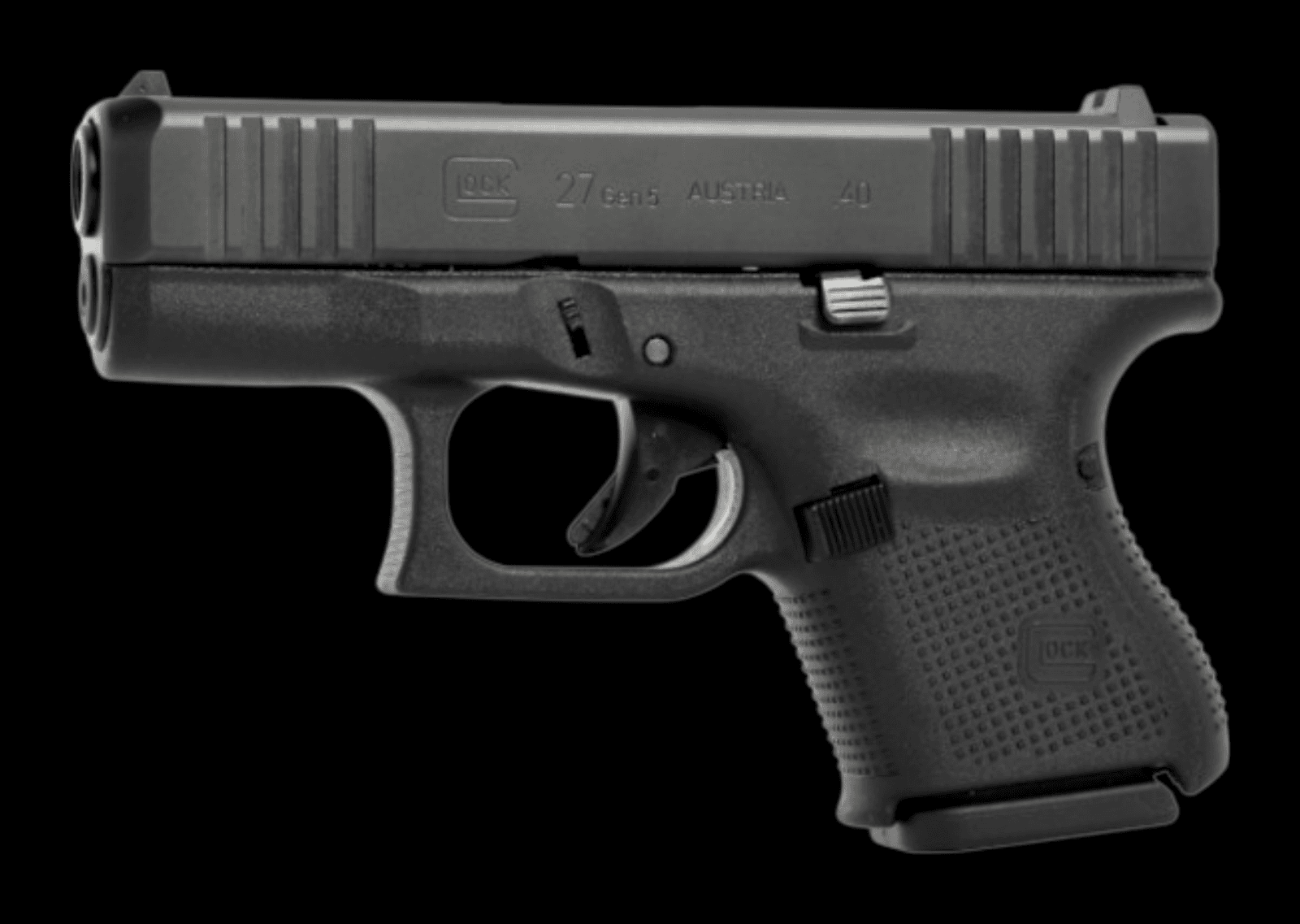 Pistola Glock G27 Gen 5 calibre .40 S&W, vista lateral