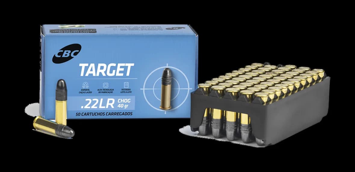 Munição CBC .22 LR Target CHOG 40gr, foto do produto