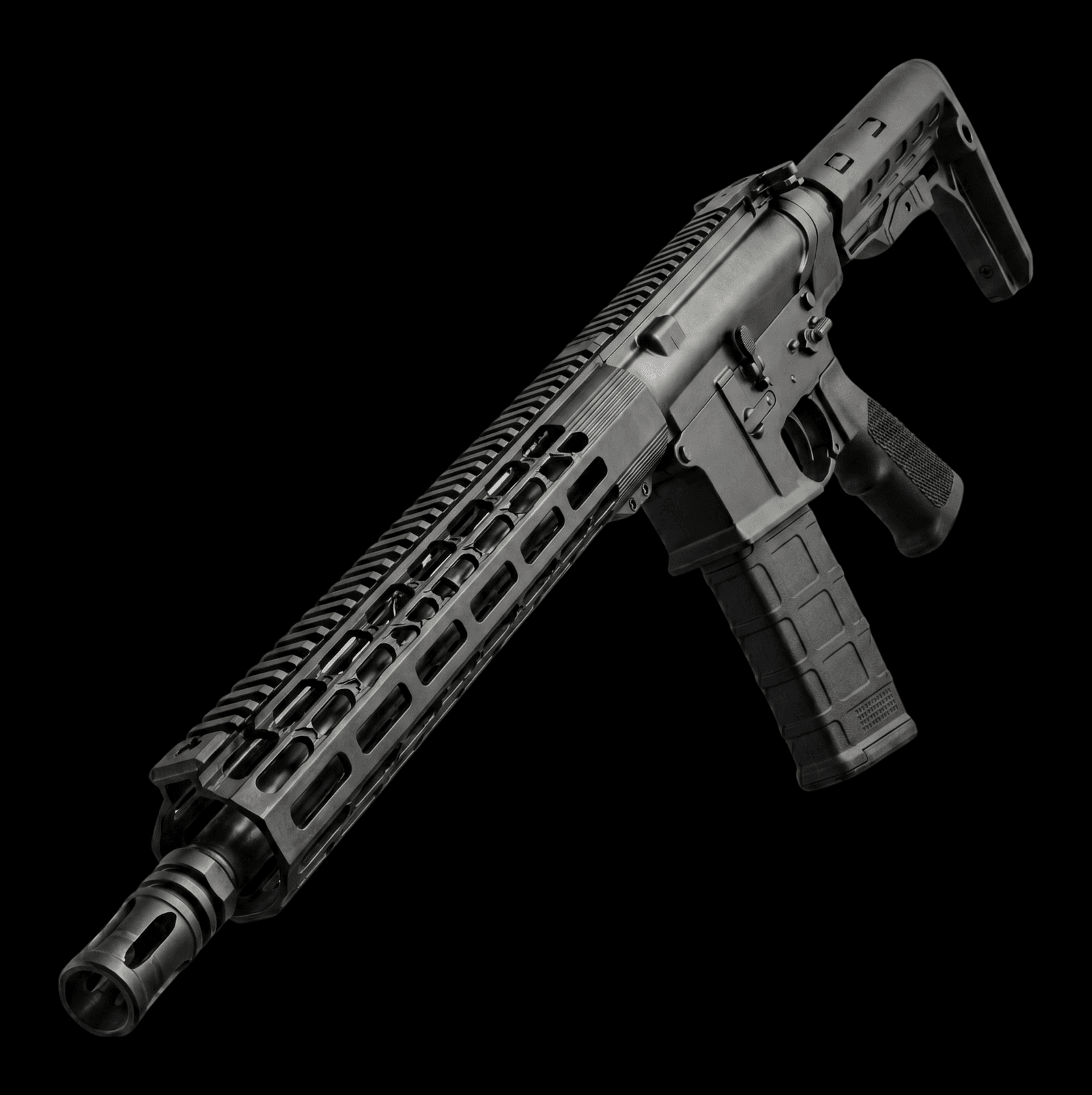 Fuzil Fuzil Taurus T10 (cano 16) calibre 7,62x51mm (.308 Win), vista lateral