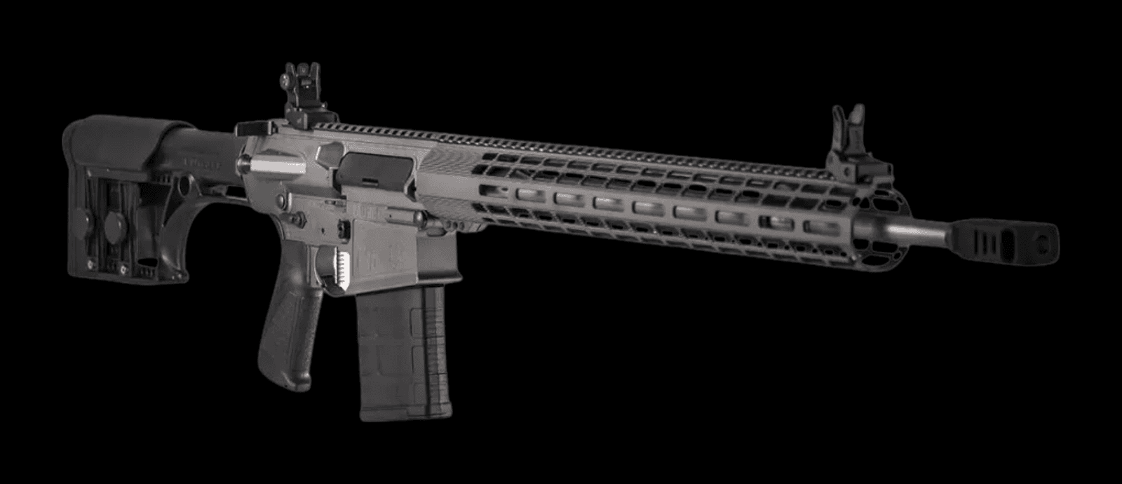 Fuzil Fuzil Taurus T10 (cano 20) calibre 7,62x51mm (.308 Win), vista lateral