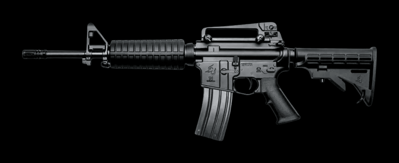 Fuzil Fuzil Taurus T4 calibre 5,56x45mm, vista lateral