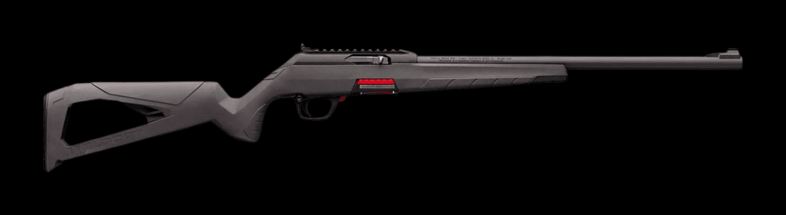 Rifle Winchester Wildcat calibre .22 LR, vista lateral