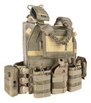 Plate Carrier Modular J.A Rio Militar com 9 Bolsos Inclusos