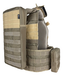 Plate Carrier Modular J.A Rio Militar com 9 Bolsos Inclusos