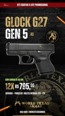 Pistola Glock G27 Gen 5 .40 S&W