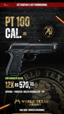 Pistola Taurus PT 100 AF-D .40 S&W