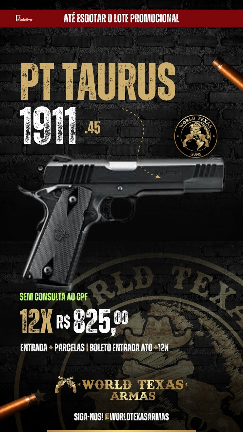 Pistola Taurus 1911 .45