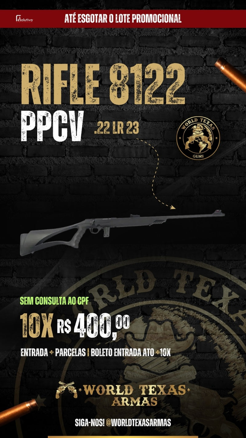 Rifle CBC 8122 PPCV .22 LR | Cano 23"